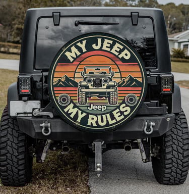 a jeep wrangling with a jeep logo on it