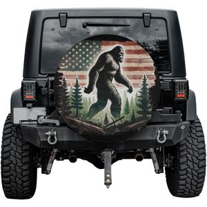 a big foot jeep Spare Tire Cover 