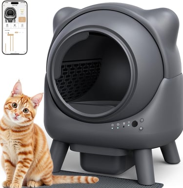 Self Cleaning Litter Box,Automatic Cat Litter Box for Multi Cats,FEELNEEDY Odor Control,litiere Pour