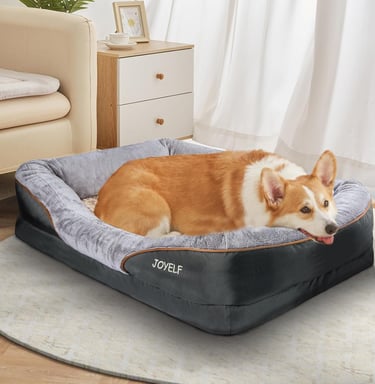 JOYELF XLarge Memory Foam Dog Bed, Orthopedic Dog Bed & Sofa with Removable Washable Cover