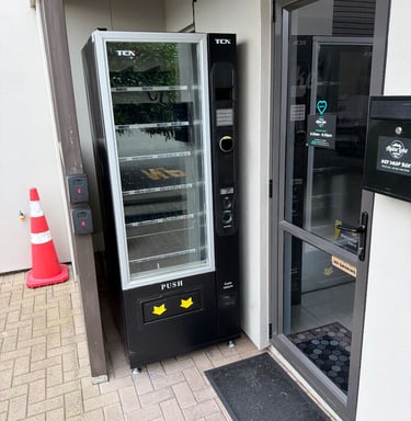 TCN 6G vending machine installed inside a commercial office building in Australia.