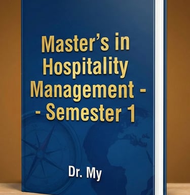 semester 1 Master in hotel management