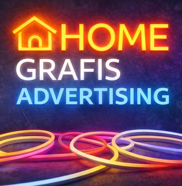 Jasa Neon Flex Home Grafis Advertising