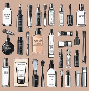 A vibrant assortment of health and wellness products including vitamins and supplements.