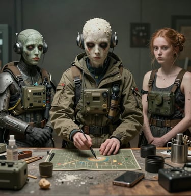 A colorful collection of children's ebooks with playful illustrations on a tablet.