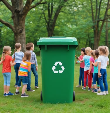 Poubelle Métallique Galvanisé