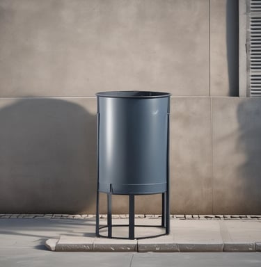 Poubelle Urbaine Métallique