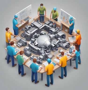 Customer service representative assisting a client with car parts questions