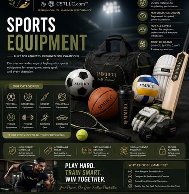 (MMHCC) 🌐 CS7LLC.com™ Sports Equipment