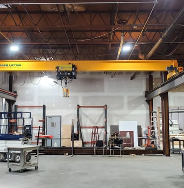 crane bridge crane in factory