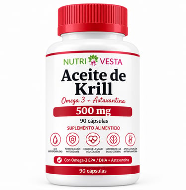 aceite de krill premium de Nutri vesta