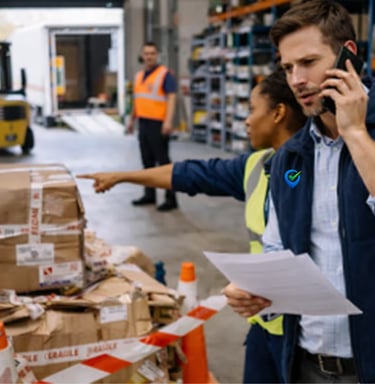 CheckConnect person going on-site to help address and escalate issues