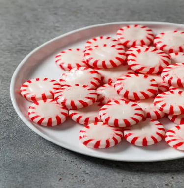 Variedad de mentas de caramelo para un aliento refrescante
