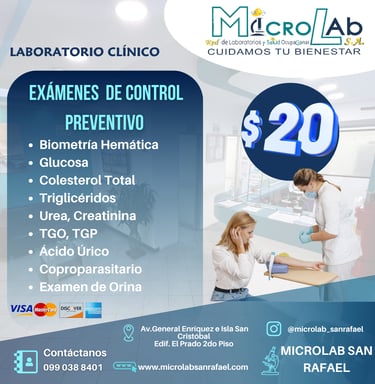 Exámenes de laboratorio 