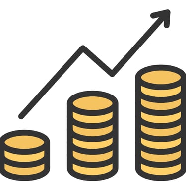 Icône augmentation de la consommation