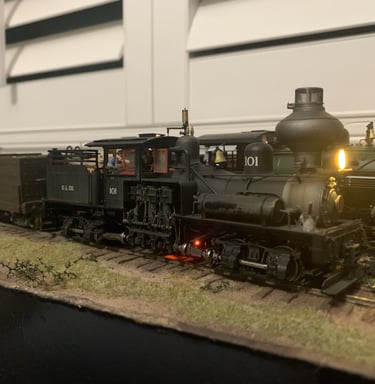 Sn3 PBL Shay with Custom Lighting DCC