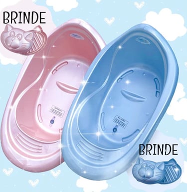 Banheira de bebe 22L Resistente Infantil 