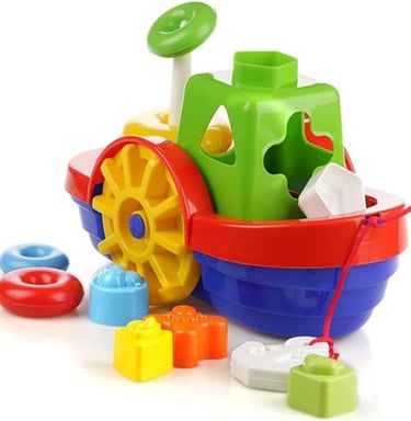 Brinquedo Educativo Barco Didático