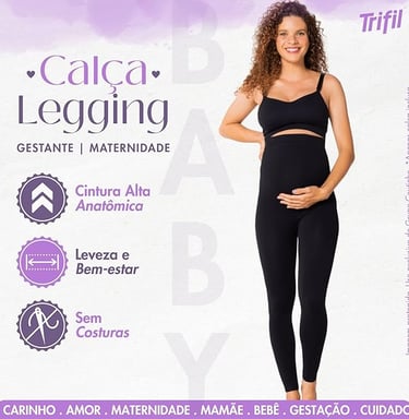 Calça Legging Gestante Trifil
