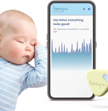 Monitor de bebê com respiração inteligente umbigo