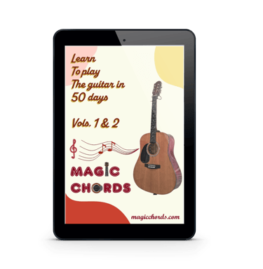 Learn to play the guitar in 50 days: The E major chord