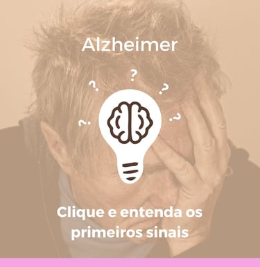 idoso com doença de alzheimer