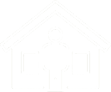 Icon of a Real Estate Agent in a house