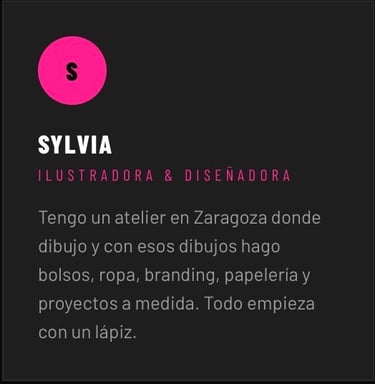 SYLVIA ILUSTRADORA Y DISEÑADORA EN SEN STUDIO ATELIER
