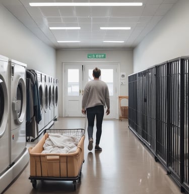 proses pencucian laundry