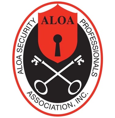 Associated Locksmiths of America ALOA membership badge