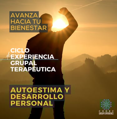 Ciclo de experiencia grupal terapéutica de Autoestima y desarrollo personal