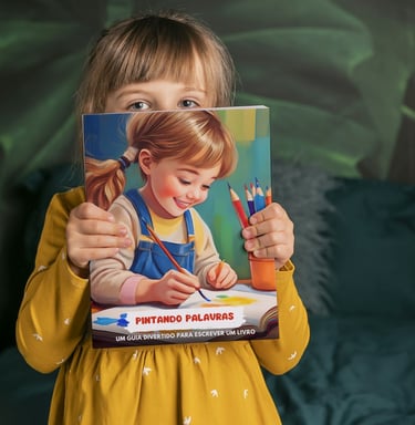 Manual de escrita infantil da VC.autor Assessoria Editorial - Pintando Palavras.