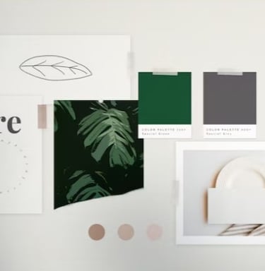 Moodboard, planche ambiance pour donner une esthétique de projet