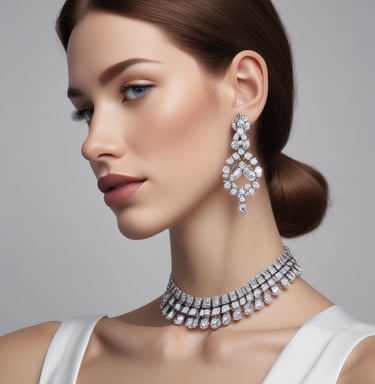 Eyebrow pencil and eyeliner arranged neatly on a pastel surface