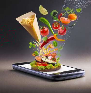 Mira los platos en tu mesa