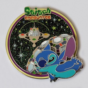 a stitcher hard enamel pin
