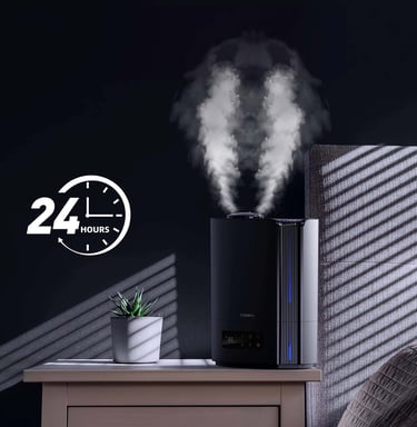 humidificador 24h de duracion