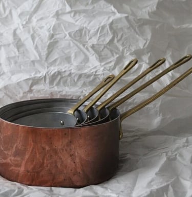French pans copper