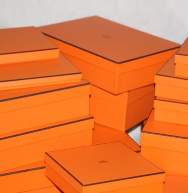 Hermes handbag boxes