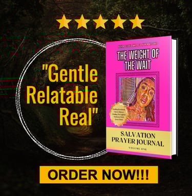 The Weight of the Wait Volume One book, gentle, relatable, real, supporting emotional wellness, fait