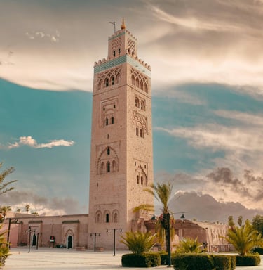 Marrakech-Safi, Marokko, Koutoubia Moschee