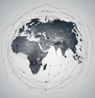 desk globe on table