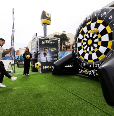 hinchables de fútbol