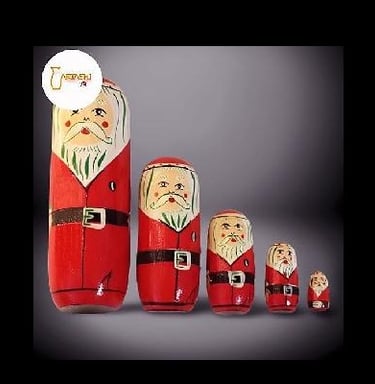 Santa Claus toys, Santa Claus for Christmas, decorations at Christmas