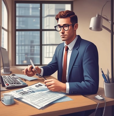 A logistics hub with trucks and warehouses symbolizing strategic distribution.