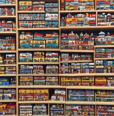 A collection of rare collectible figurines from retro video games.