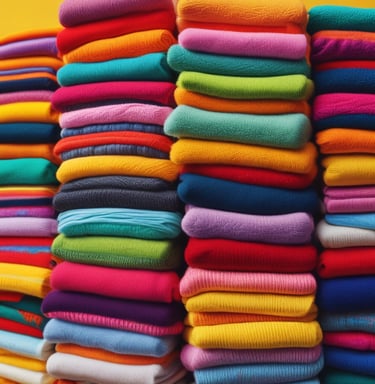 Pair of edgy, patterned socks displayed hanging from a punk rock zipper jacket