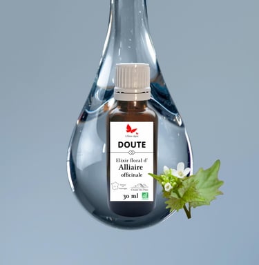 "Élixir floral DOUTE Alliaire officinale L'Âme-Agie - Spiritualité et Liberté"