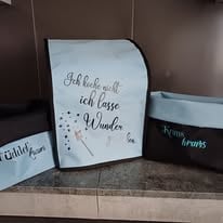 a variety of personalized items for a woman's closet