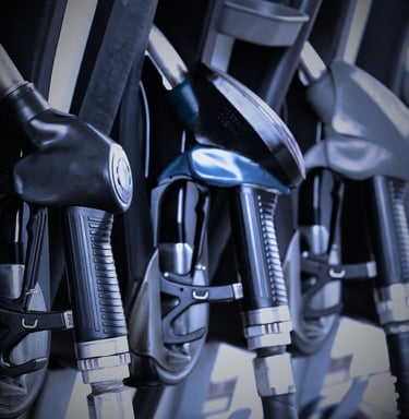 "Gas station fuel pump nozzles and dispensers for gasoline and diesel"